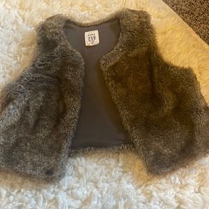 Baby gap fur vest